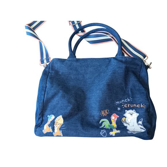 Disney Critters Chaos Collection Fashion Denim Tote Bag Disney Parks  *C - Picture 2 of 5